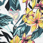 Men's Tropical Floral Print Hawaiian Shirt Bezurvan.com