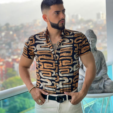 Casual Printed Short Sleeve Shirts