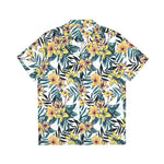 Men's Tropical Floral Print Hawaiian Shirt Bezurvan.com