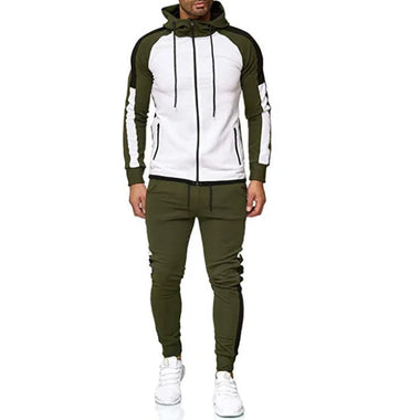 Men Hoodie Jacket + Pants Tracksuit Bezurvan