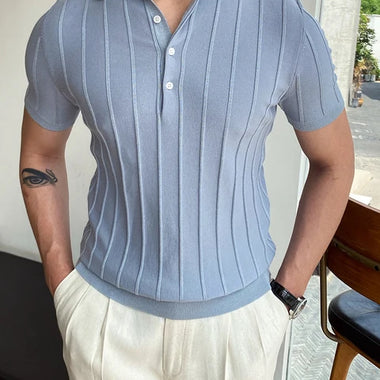 Summer Men Fashion Polo Shirts Short Sleeve Bezurvan