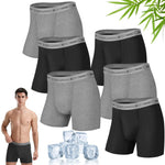 IGOLUMON Mens Underwear 6 Pack Mens Boxer Briefs Soft Bamboo Rayon Boxers for Men Breathable Underwear Trunks with Fly Bezurvan.com