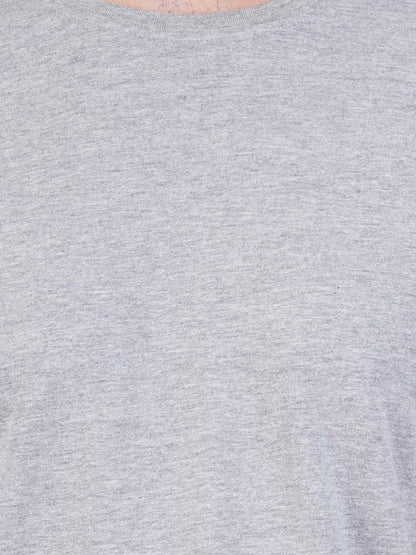 Pure Cotton T-Shirt for Men - Grey-6