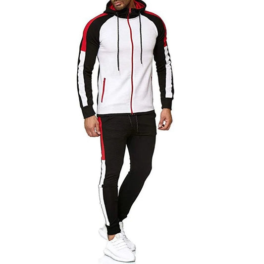 Men Hoodie Jacket + Pants Tracksuit Bezurvan